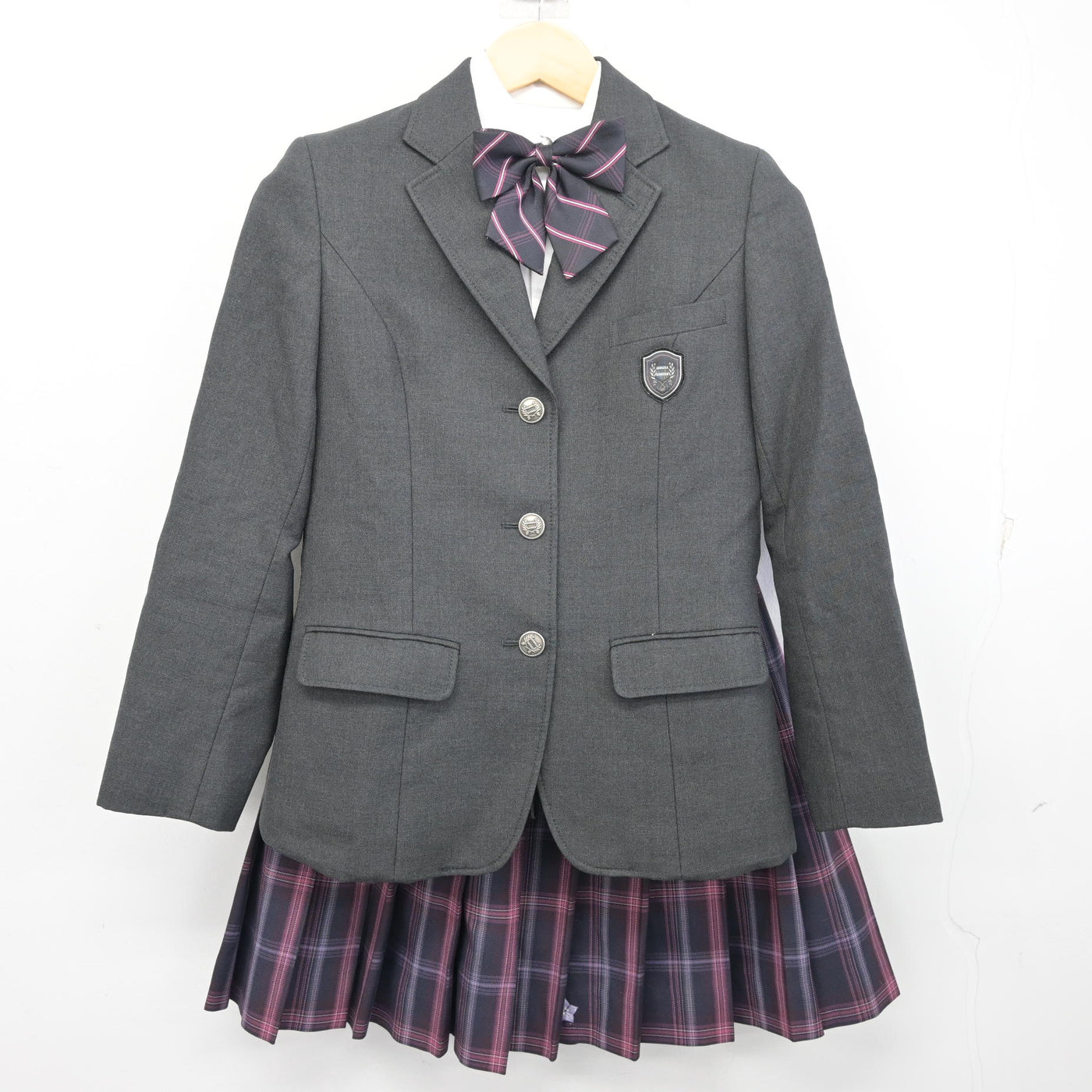 【中古】埼玉県 秋草学園高等学校 女子制服 4点 (ブレザー・ブラウス・スカート) sf098002