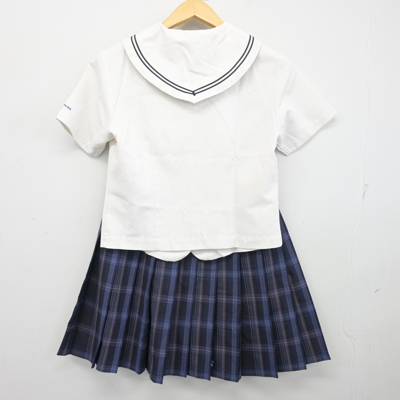 【中古】埼玉県 秋草学園高等学校 女子制服 3点 (ブラウス・スカート) sf098005