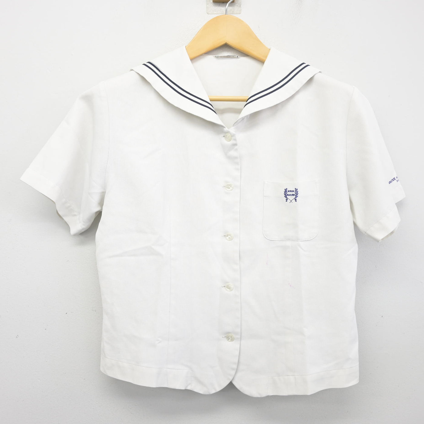 【中古】埼玉県 秋草学園高等学校 女子制服 2点 (ニット・ブラウス) sf098006