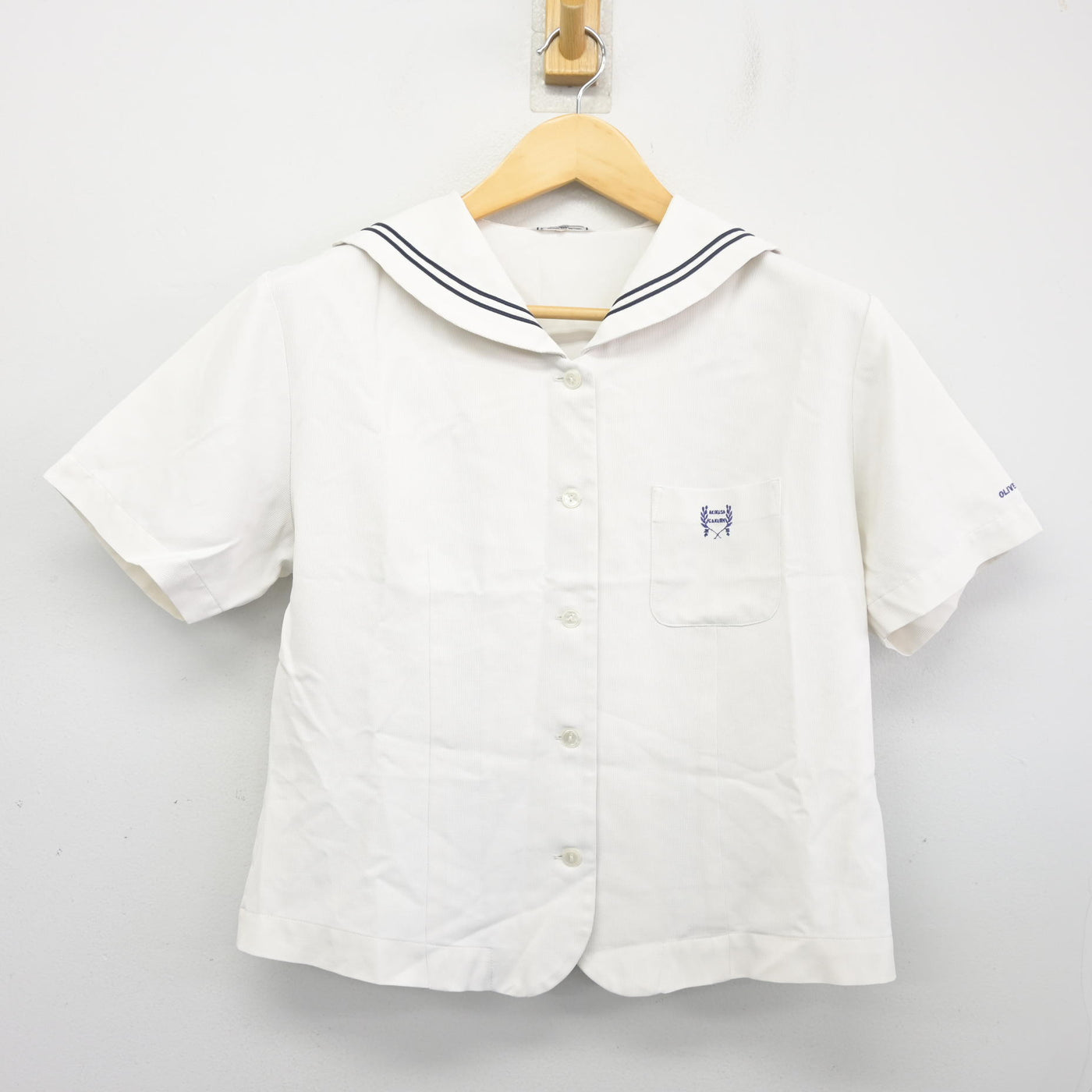 【中古】埼玉県 秋草学園高等学校 女子制服 2点 (ブラウス・スカート) sf098007