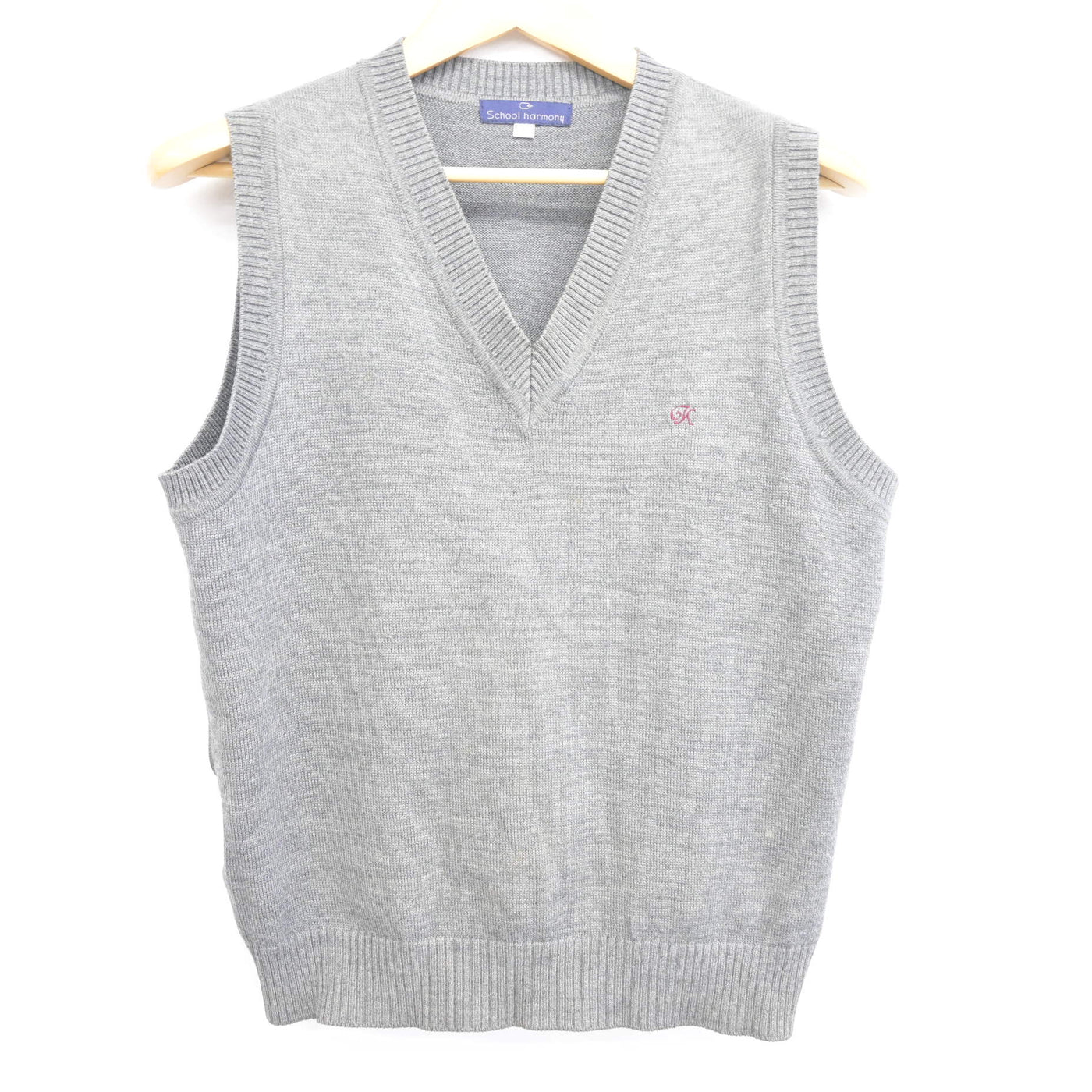 【中古】愛知県 刈谷北高等学校 女子制服 3点 (ニットベスト・シャツ) sf098013