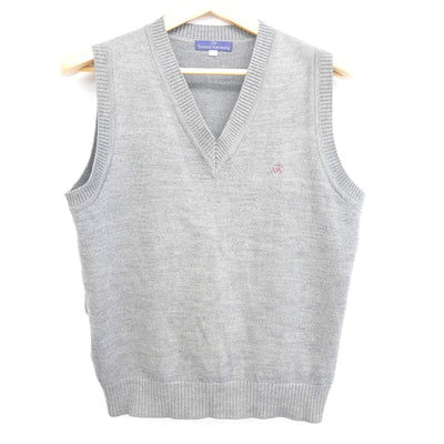【中古】愛知県 刈谷北高等学校 女子制服 3点 (ニットベスト・シャツ) sf098013