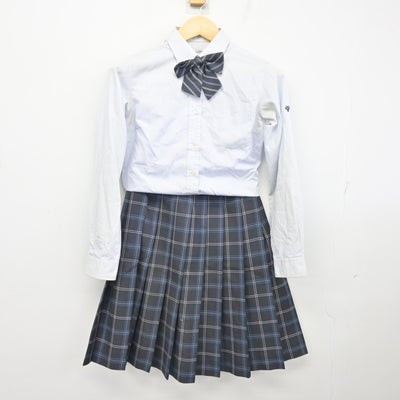 【中古】愛知県 愛知教育大学附属高等学校 女子制服 4点 (ブレザー・シャツ・スカート) sf098018