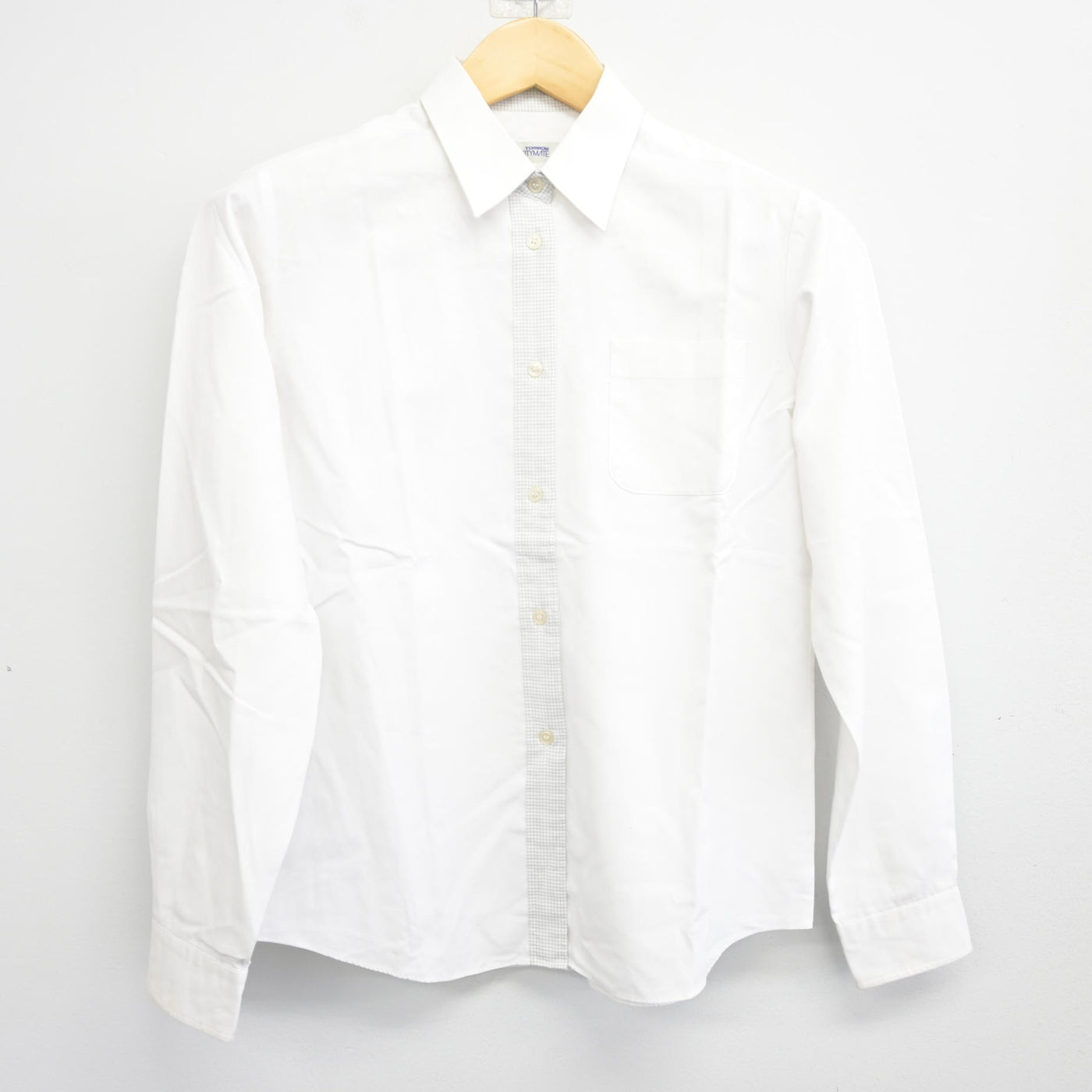 【中古】福岡県 福岡大学附属大濠高等学校 女子制服 2点 (ニット・シャツ) sf098042