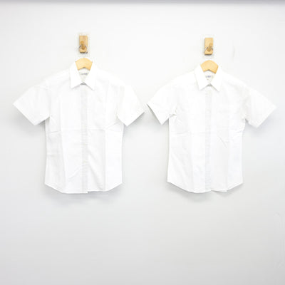 【中古】福岡県 福岡大学附属大濠高等学校 女子制服 4点 (シャツ・スカート) sf098044