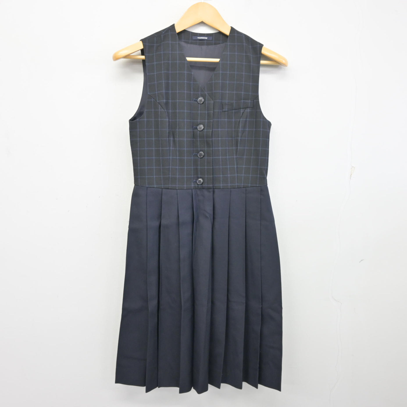 【中古】佐賀県 佐賀女子短期大学付属佐賀女子高等学校 女子制服 4点 (ブレザー・ジャンパースカート) sf098045