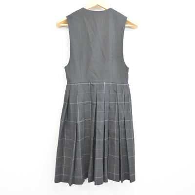 【中古】佐賀県 佐賀女子短期大学付属佐賀女子高等学校 女子制服 2点 (ジャンパースカート) sf098046