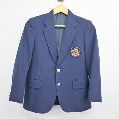 【中古】埼玉県 滑川中学校 男子制服 2点 (ブレザー・ズボン) sf098049
