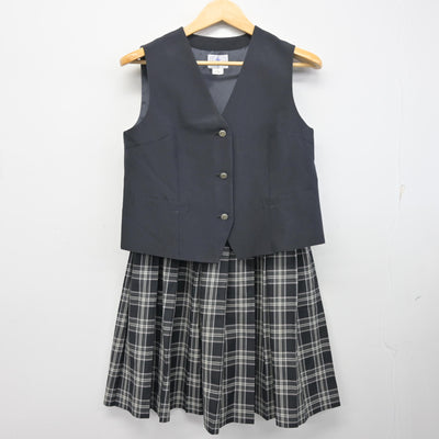 【中古】埼玉県 滑川総合高等学校 女子制服 3点 (ブレザー・ベスト・スカート) sf098051