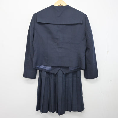 【中古】群馬県 伊勢崎清明高等学校 女子制服 3点 (セーラー服・スカート) sf098052