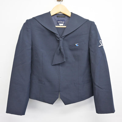 【中古】群馬県 伊勢崎清明高等学校 女子制服 3点 (セーラー服・スカート) sf098052