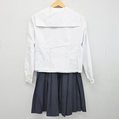 【中古】群馬県 伊勢崎清明高等学校 女子制服 3点 (セーラー服・スカート) sf098053