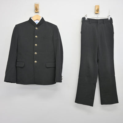 【中古】群馬県 赤堀中学校 男子制服 3点 (学ラン・シャツ・ズボン) sf098055