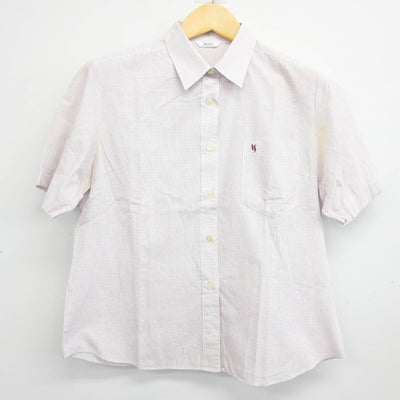 【中古】神奈川県 横浜清風高等学校 女子制服 3点 (ニットベスト・シャツ・スカート) sf098057