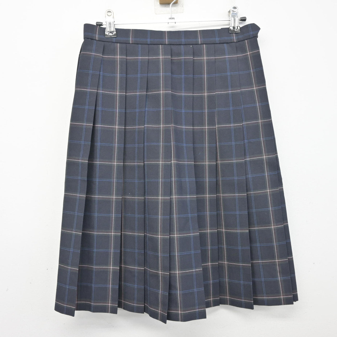 【中古】神奈川県 横浜清風高等学校 女子制服 3点 (ニットベスト・シャツ・スカート) sf098057