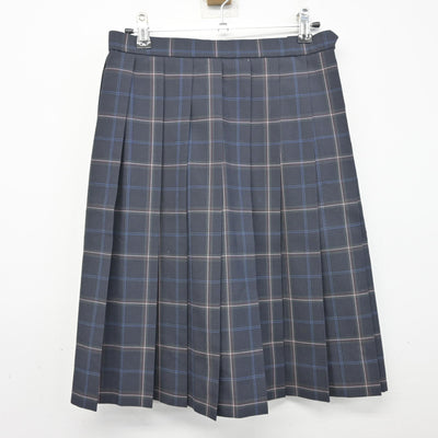 【中古】神奈川県 横浜清風高等学校 女子制服 3点 (ニットベスト・シャツ・スカート) sf098057