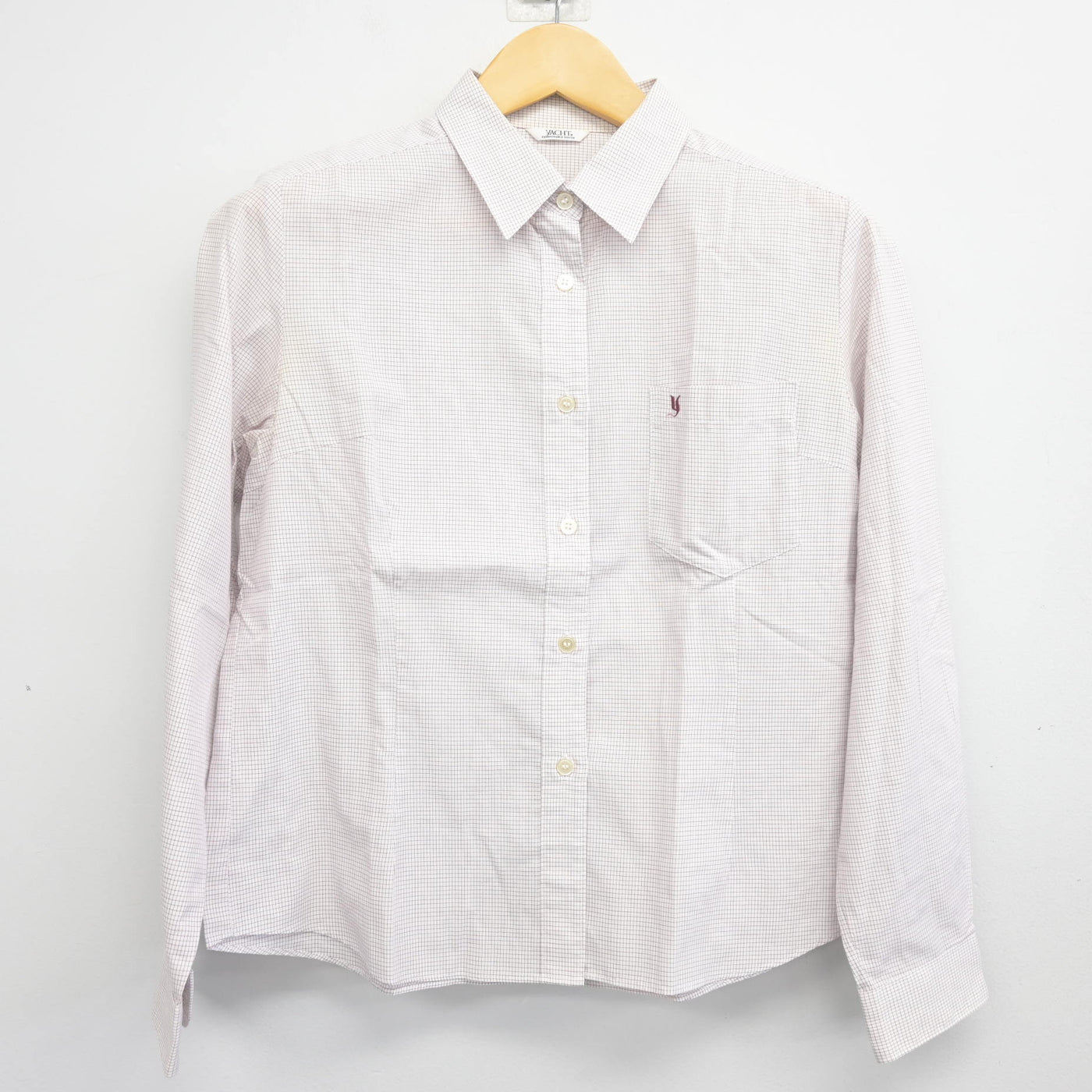 【中古】神奈川県 横浜清風高等学校 女子制服 2点 (シャツ・スカート) sf098059