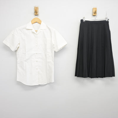 【中古】香川県 高松第一高等学校 女子制服 2点 (シャツ・スカート) sf098072