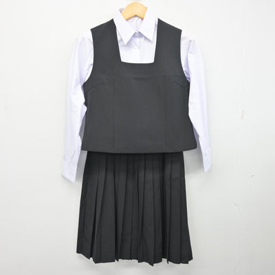 【中古】香川県 高松第一高等学校 女子制服 4点 (ブレザー・ベスト・シャツ・スカート) sf098073