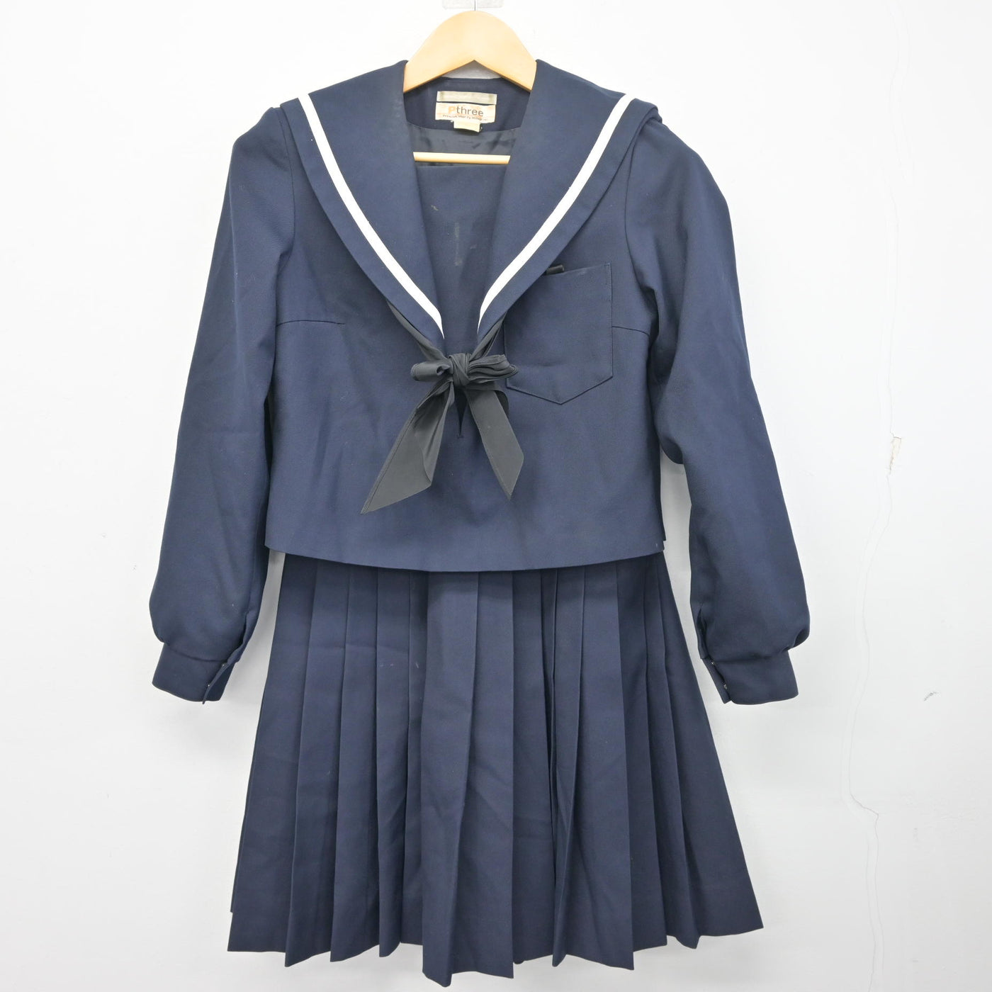 【中古】愛知県 刈谷北高等学校 女子制服 4点 (セーラー服・スカート・スカート) sf098074