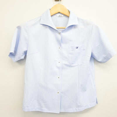 【中古】福岡県 古賀竟成館高等学校 女子制服 3点 (ニットベスト・シャツ・スカート) sf098079