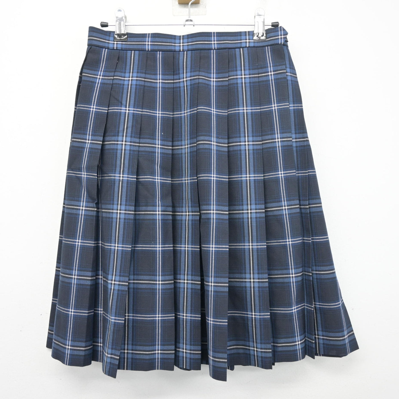 【中古】福岡県 古賀竟成館高等学校 女子制服 3点 (ニットベスト・シャツ・スカート) sf098079