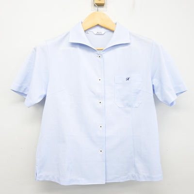 【中古】福岡県 古賀竟成館高等学校 女子制服 2点 (ニットベスト・シャツ) sf098082