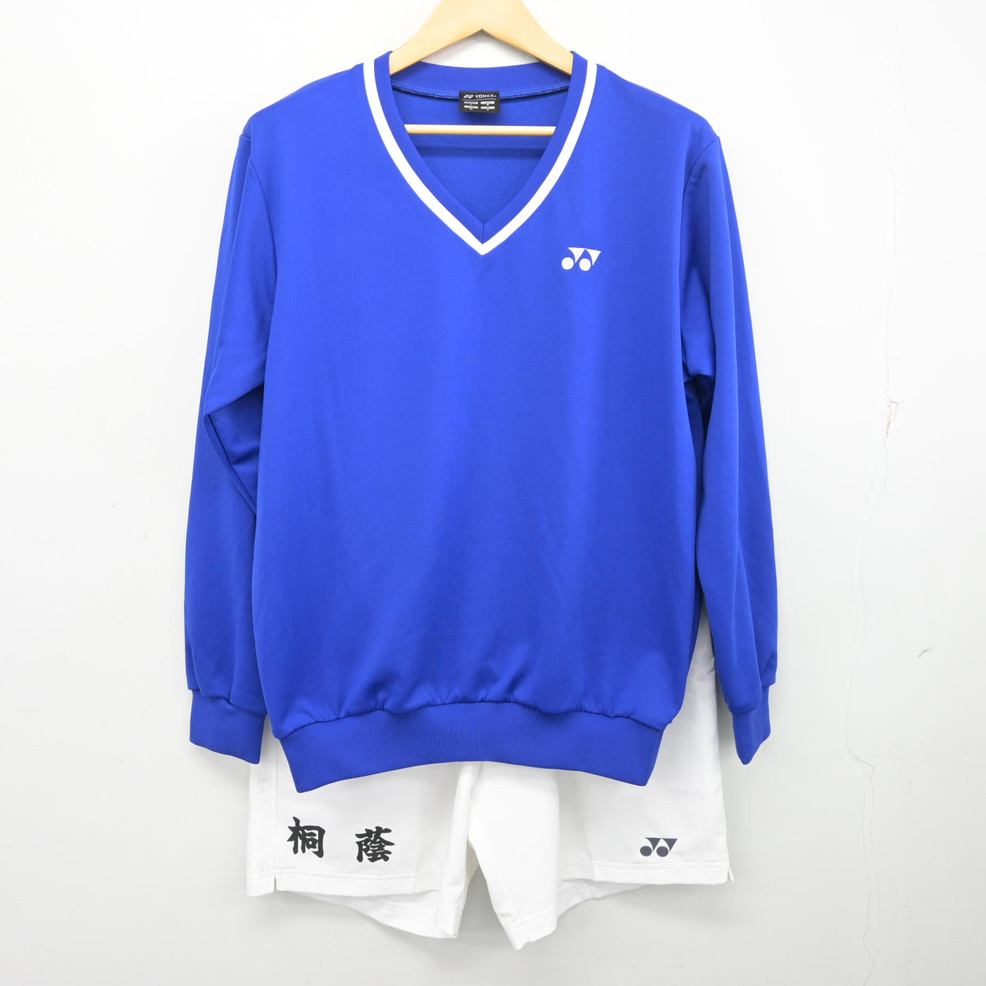 【中古】神奈川県 桐蔭学園高等学校/ソフトテニス部ウェア 男子制服 2点 (部活ユニフォーム 上・部活ユニフォーム 下) sf098090