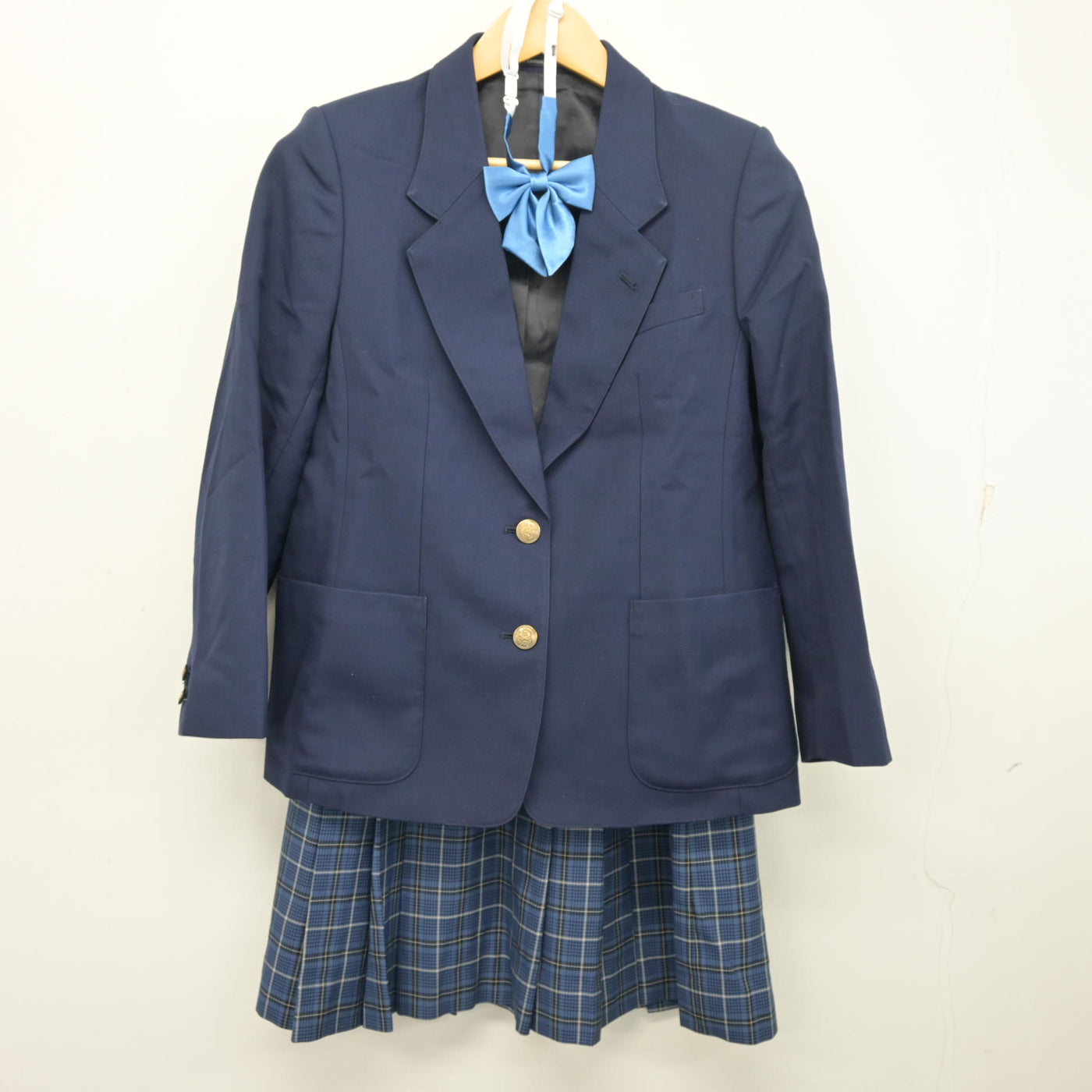 【中古】神奈川県 山内中学校 女子制服 3点 (ブレザー・スカート) sf098092
