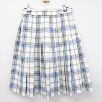 【中古】大阪府 大阪夕陽丘学園高等学校 女子制服 2点 (シャツ・スカート) sf098097
