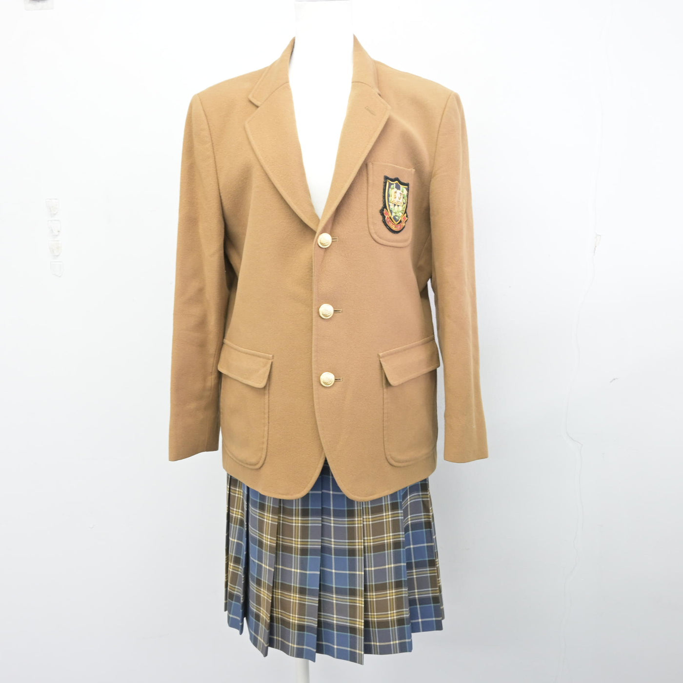 【中古】東京都 品川女子学院高等部 女子制服 2点 (ブレザー・スカート) sf098099