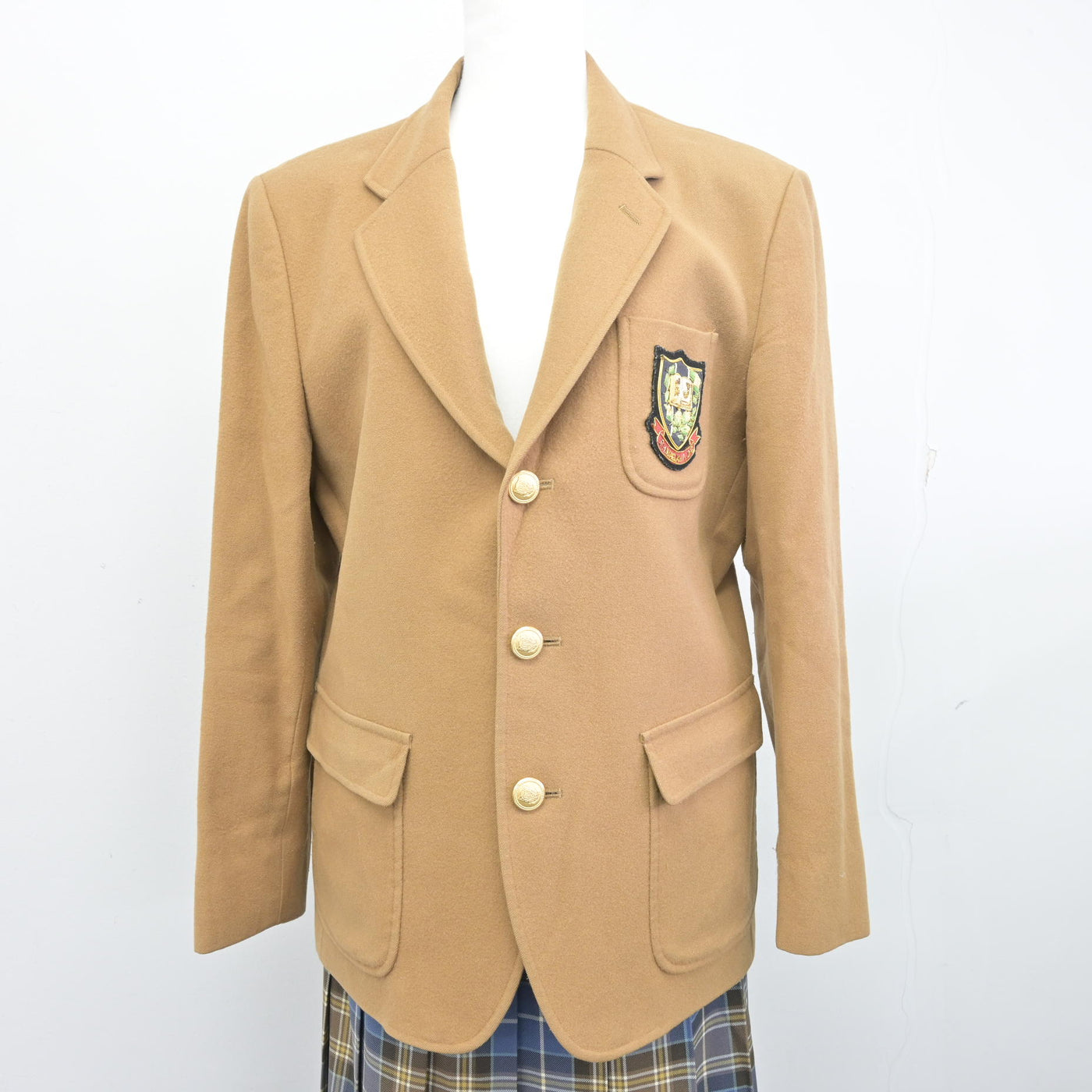 【中古】東京都 品川女子学院高等部 女子制服 2点 (ブレザー・スカート) sf098099