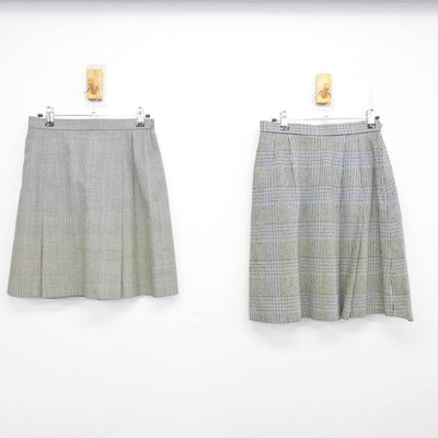 【中古】神奈川県 山手学院高等学校 女子制服 4点 (ブレザー・スカート・スカート) sf098102
