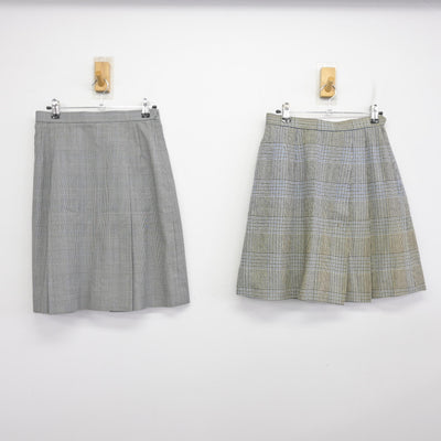 【中古】神奈川県 山手学院高等学校 女子制服 3点 (ブレザー・スカート・スカート) sf098103