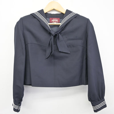 【中古】東京都 豊島岡女子学園高等学校 女子制服 3点 (セーラー服・スカート) sf098106