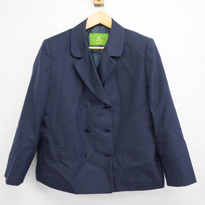 【中古】佐賀県 成章中学校 女子制服 2点 (ブレザー・シャツ) sf098115