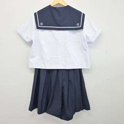 【中古】佐賀県 成章中学校 女子制服 2点 (セーラー服・スカート) sf098116