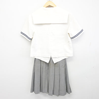 【中古】秋田県 由利高等学校 女子制服 3点 (セーラー服・スカート) sf098118