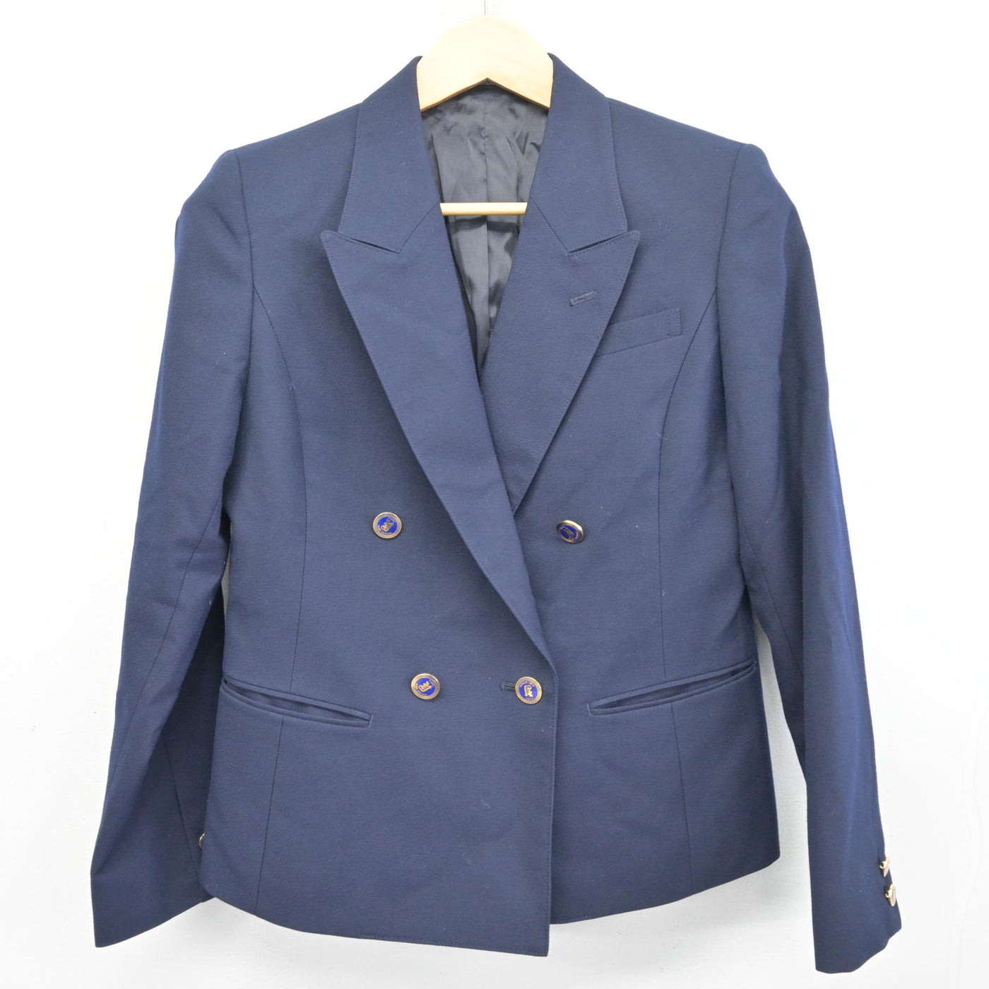【中古】秋田県 由利高等学校 女子制服 3点 (ブレザー・スカート) sf098121