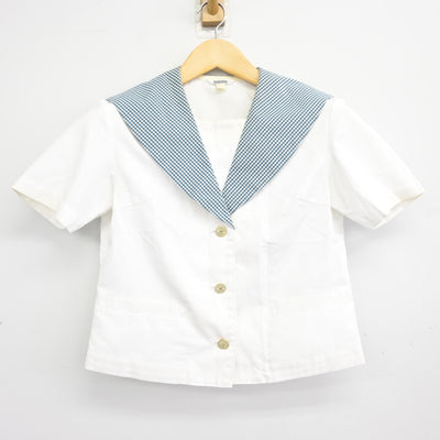 【中古】岡山県 就実高等学校　 女子制服 2点 (ブラウス・セーラー服) sf098123