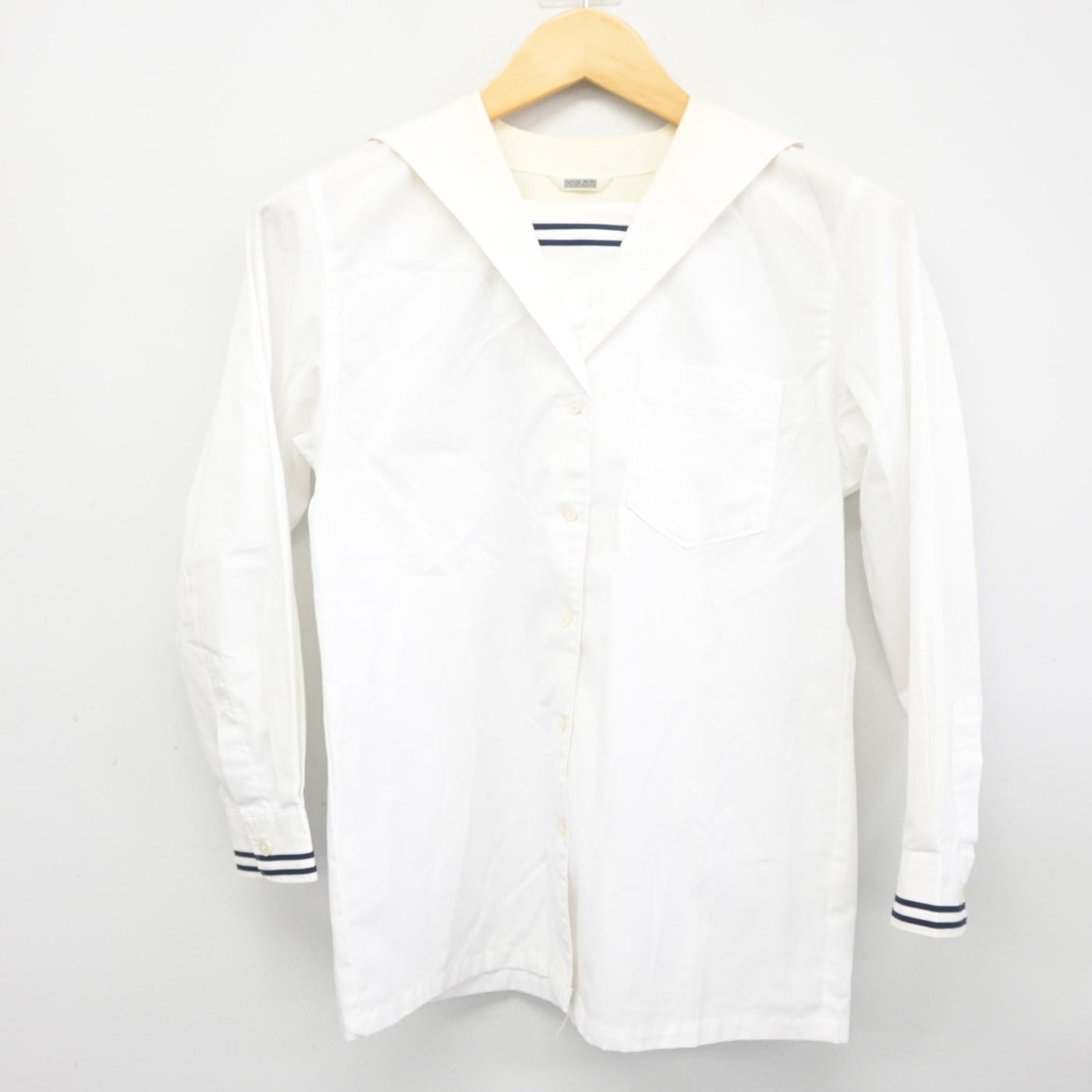 【中古】岡山県 就実高等学校　 女子制服 2点 (ブラウス・セーラー服) sf098123