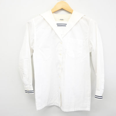 【中古】岡山県 就実高等学校　 女子制服 2点 (ブラウス・セーラー服) sf098123