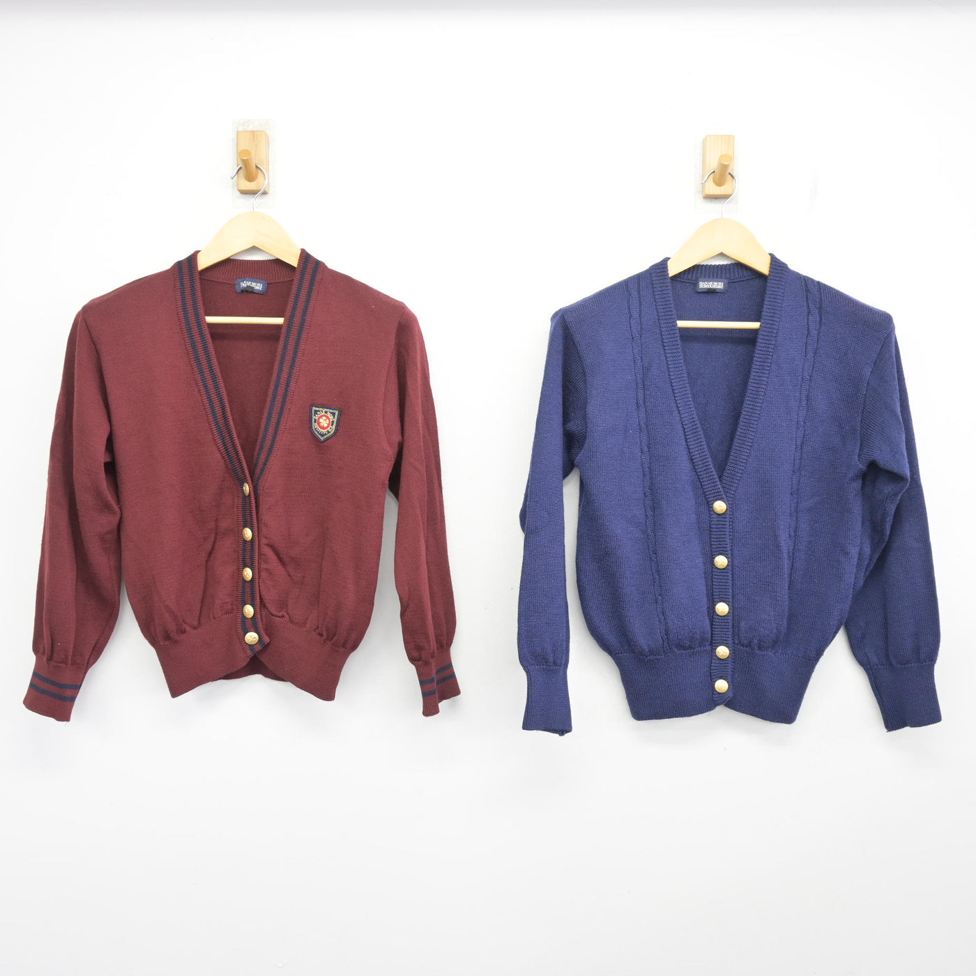 【中古】岡山県 就実高等学校　 女子制服 2点 (ニット・ニット) sf098124