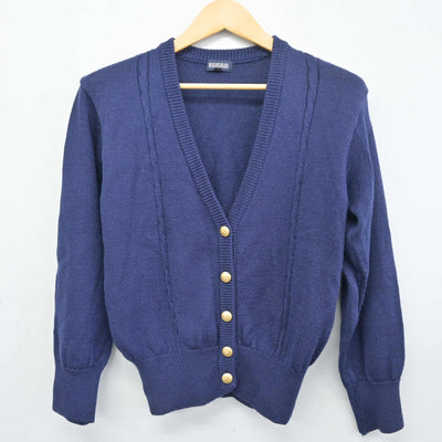 【中古】岡山県 就実高等学校　 女子制服 2点 (ニット・ニット) sf098124
