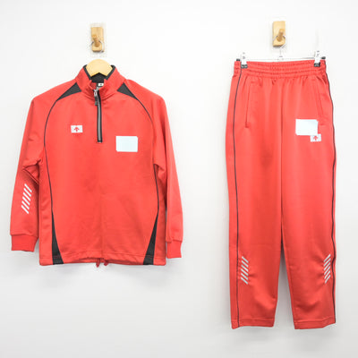【中古】岡山県 就実高等学校　 女子制服 2点 (ジャージ 上・ジャージ 下) sf098126