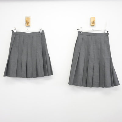 【中古】岡山県 竜操中学校 女子制服 3点 (ブレザー・スカート・スカート) sf098129