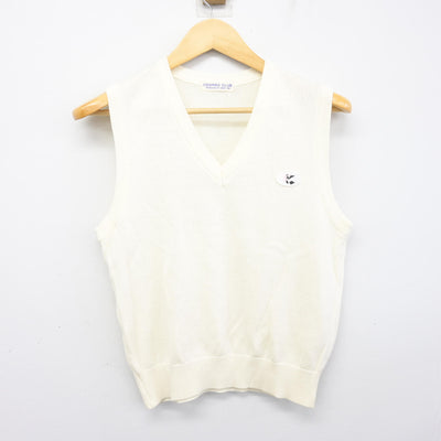 【中古】埼玉県 久喜高等学校 女子制服 2点 (ニットベスト・スカート) sf098136