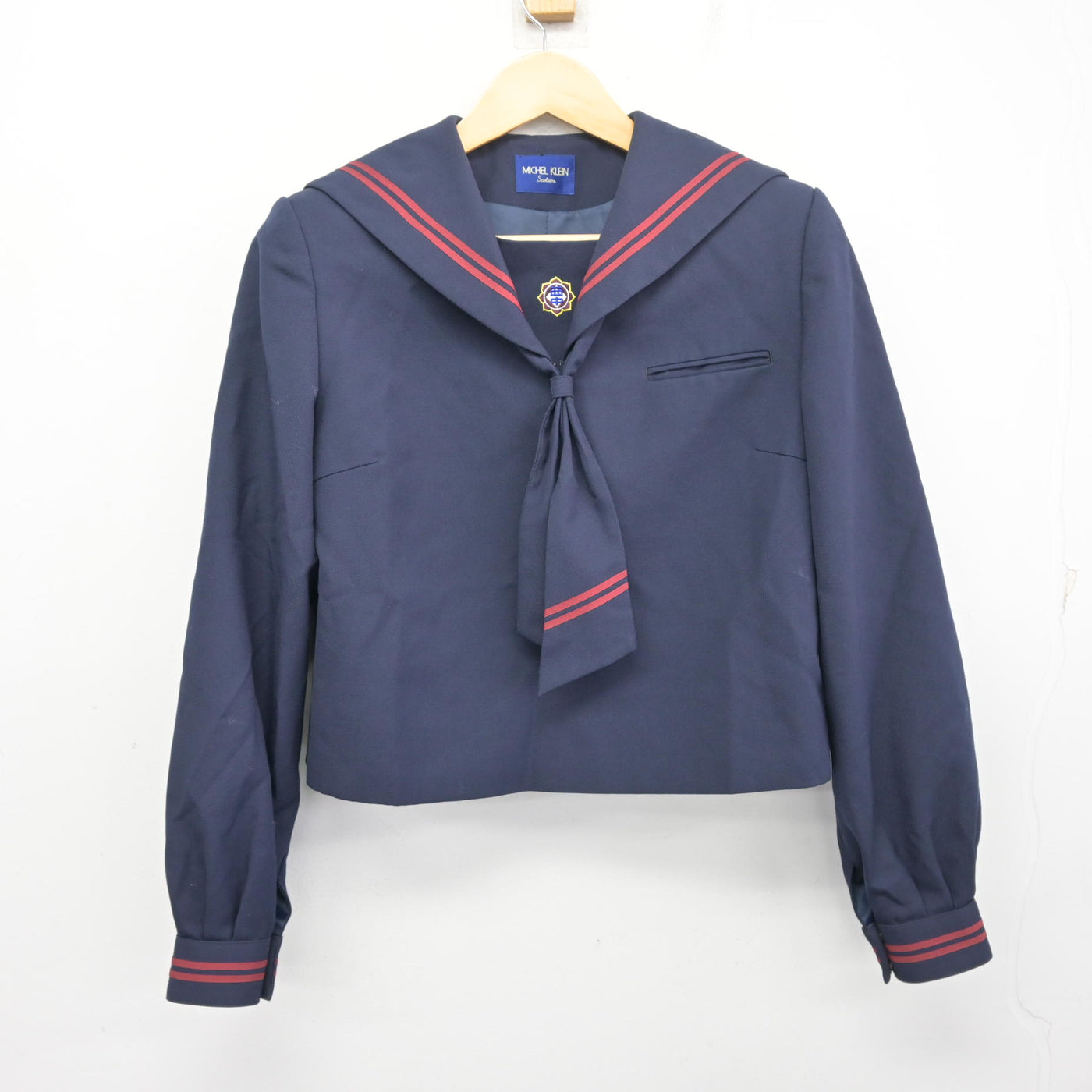 【中古】群馬県 太田市立西中学校 女子制服 3点 (セーラー服・スカート) sf098148