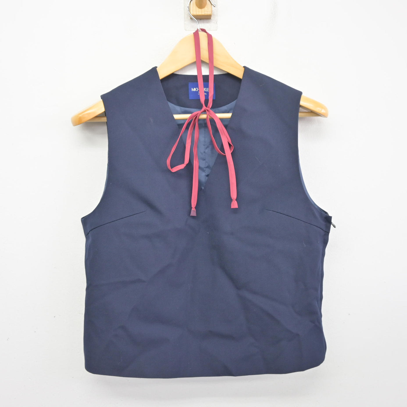 【中古】群馬県 太田市立西中学校 女子制服 2点 (ベスト) sf098149