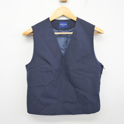 【中古】群馬県 太田市立西中学校 女子制服 2点 (ベスト) sf098149